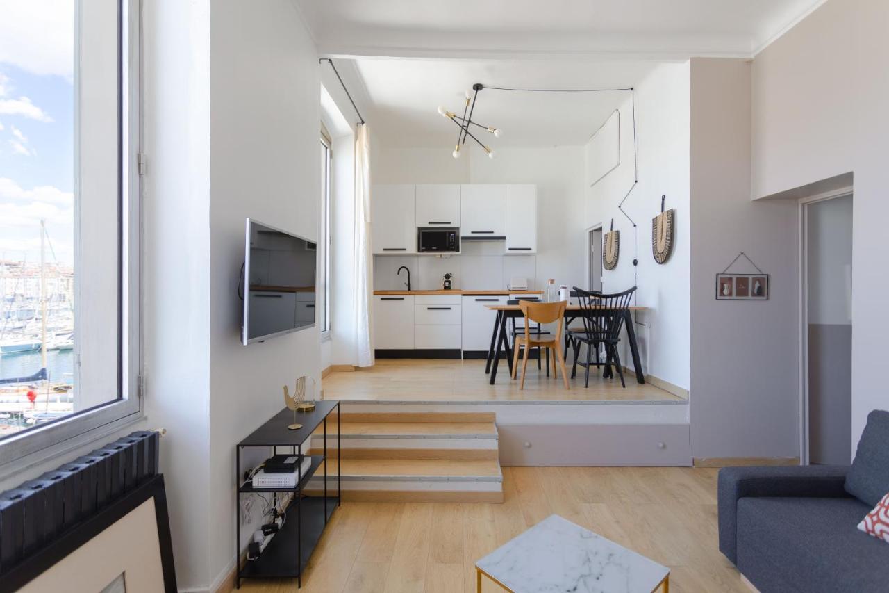 Le Rive Neuve Standing Vieux-Port - Appartement 1 Chambre 4 Pers Vue Mer Clim Marseille Exterior photo