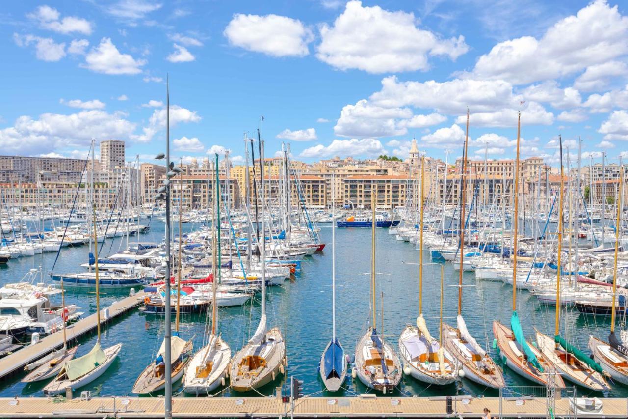 Le Rive Neuve Standing Vieux-Port - Appartement 1 Chambre 4 Pers Vue Mer Clim Marseille Exterior photo